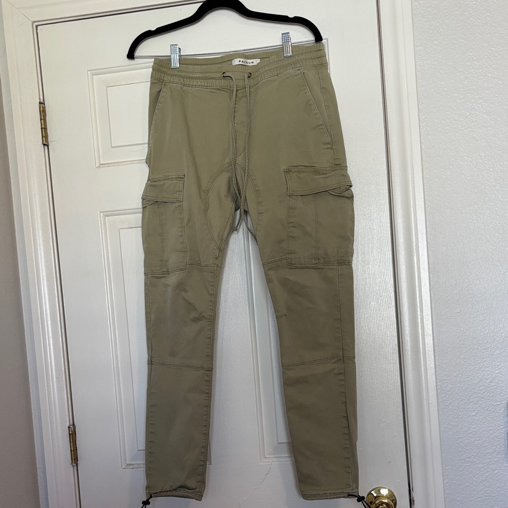 PacSun Men's Olive Cargo Pants